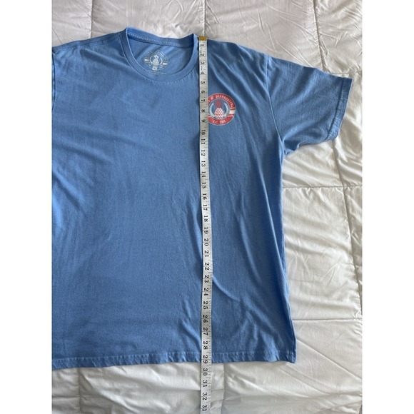 Love & Pineapple Short Sleeve T-shirt X-Large Blue Camper Travel Road Trip - Picture 4 of 9